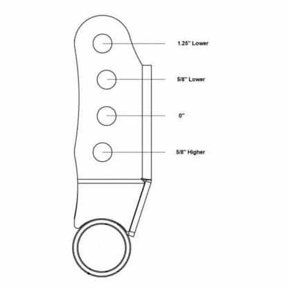 Ridetech 2015+ Ford F-150 2WD/4WD Adjustable Rear Shackles